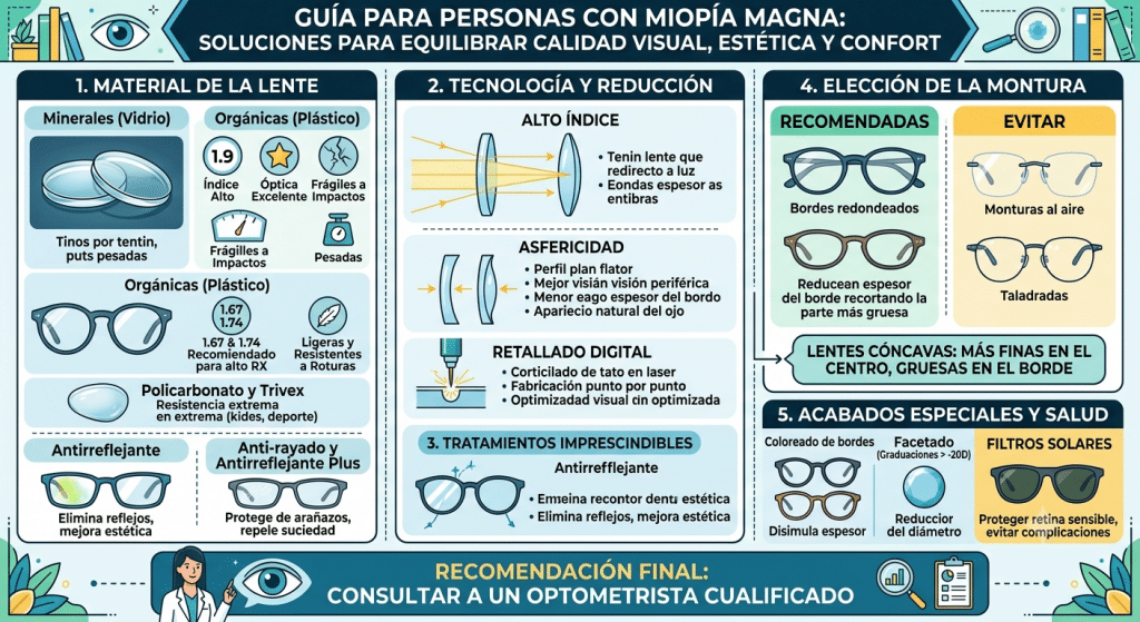 Infografia Eleccion Gafas MiopiaMagna Infografia Eleccion Gafas MiopiaMagna