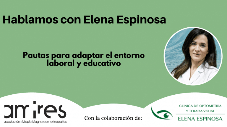 Carátula con Elena Espinosa: accesibilidad en el trabajo